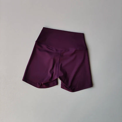 2 Piece Yoga Gym Set Halter Top Set Yoga High Waist Shorts Backless Tights Bra Vest Seamless Stretch Ribbed Shorts Set