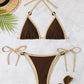 Piece Halter Swimsuit Triangle Swimwear Bathing Suit Swimming Summer Beachwear The Clothing Company Sydney