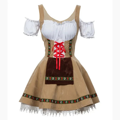 Couples Oktoberfest Costume Bartender Waitress Outfit Cosplay Halloween Carnival Party Fancy Dress Costume The Clothing Company Sydney