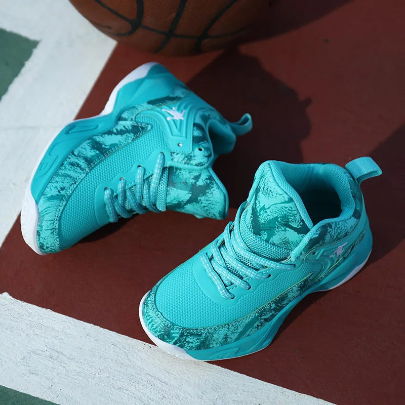 Kids Basketball Shoes Sneakers Non-slip Children Sports Boys Girls Trainer Shoes The Clothing Company Sydney