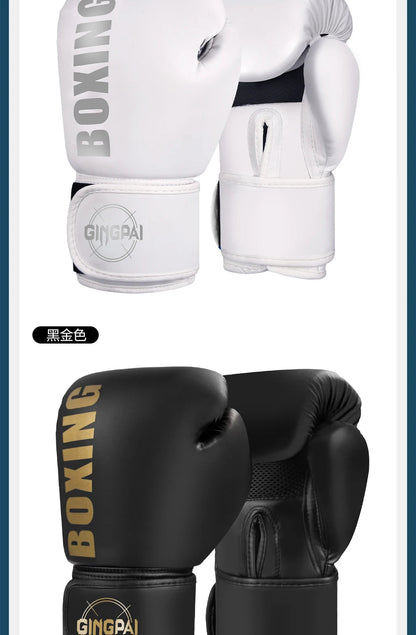 Boxing gloves for kids and adults, Muay Thai MMA training gloves in 6/8/10/12oz sizes
