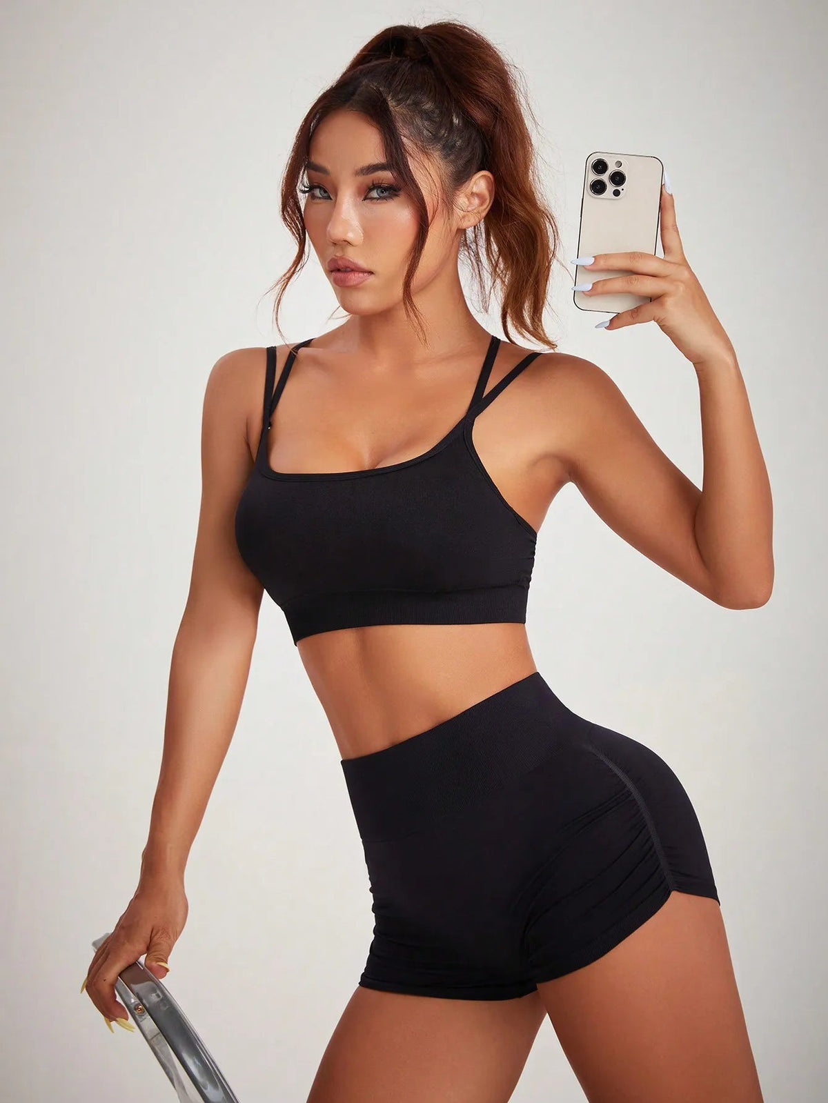 Women's Workout Gym Seamless Running Yoga Sports Biker Shorts The Clothing Company Sydney