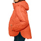 Autumn Winter Padded Jacket For Women Fashion Pockets Long Sleeves Hooded Pullovers Casual Coat