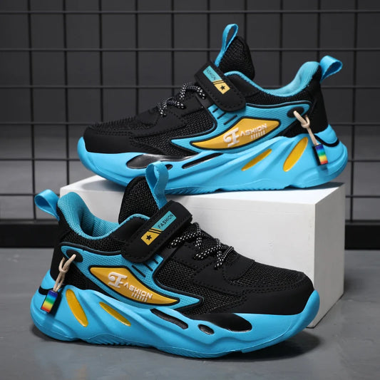 Kids Children Boys Mesh Sports Running Shoes Breathable Non-slip For Girls Casual Running Walking Sneakers