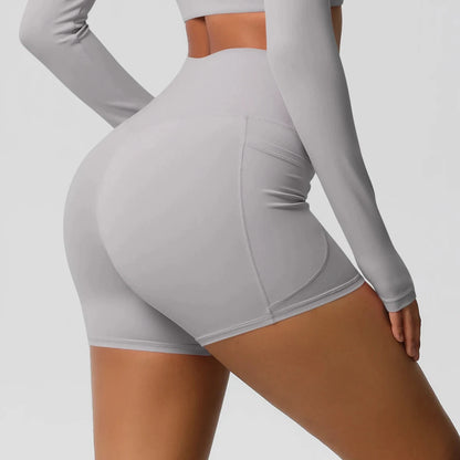 Bicycle Yoga Pants With Pockets Quick Drying High Waisted Gym Push Up Yoga Shorts Woman Breathable Workout Fitness Bike Shorts The Clothing Company Sydney