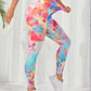 3D Print Tie Dye Sports Women Seamless High Waist Fitness Push Up Leggings Gym Clothing Workout Tights Pants