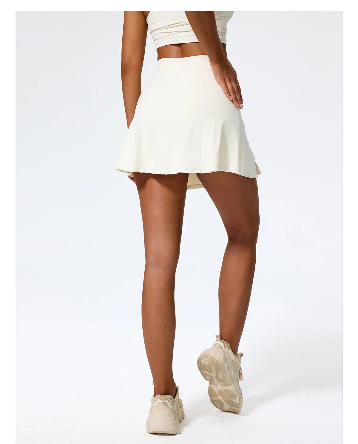 Women's Sports Skirt  High Waisted Workout Yoga Golf Skirt Quick Dry Breathable Short Skirt Casual Running Tennis Skorts