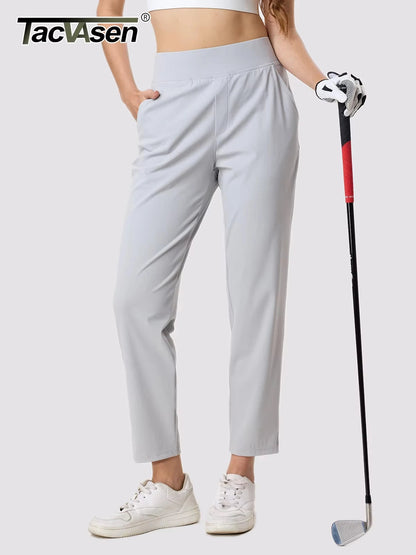 UPF 50+ Golf Pants Women's Lightweight Quick Dry Stretch Pants High Waist Work Athletic Casual Pants The Clothing Company Sydney