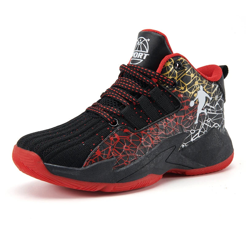 Kids Children‘s Basketball Shoes Non-slip Breathable Basketball Training Sneakers Lace-up Boys Girls Basketball Boots Athletic Shoes The Clothing Company Sydney