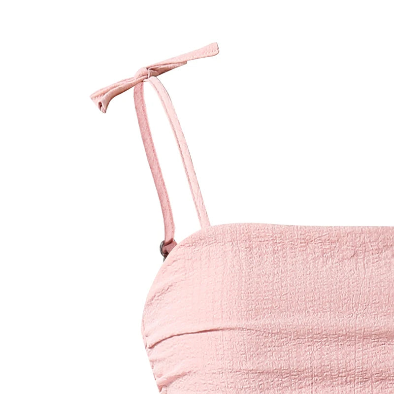 Kids Set Pink Tiered Sling Princess Dress Sweet Style Tween Girls Dress Birthday Party Dress The Clothing Company Sydney