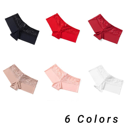 6 Pack Women's Panties Lace Boxers Seamless Female Underwear Temptation Boyshorts Boxer Lingerie Briefs The Clothing Company Sydney