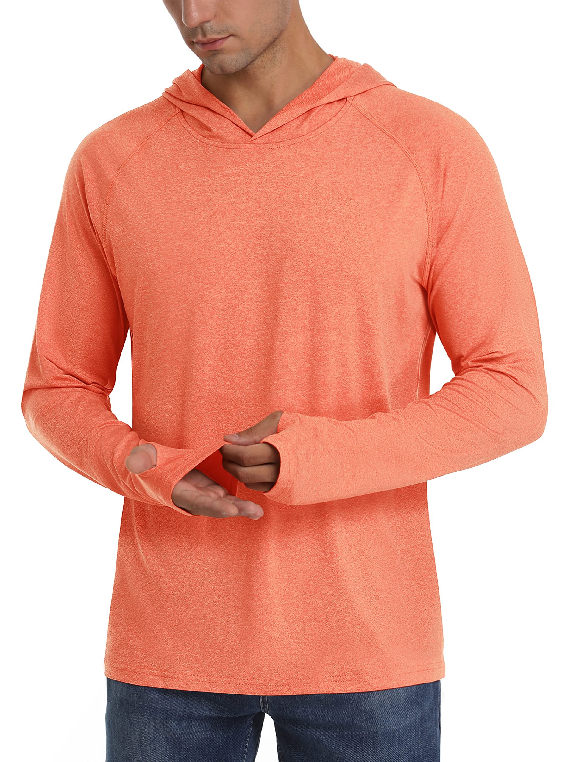 UPF 50+ Sun Protection Hoodie Shirts Men's Long Sleeve T-shirts Lightweight Quick Dry Pullovers Casual Fishing Tee Tops The Clothing Company Sydney