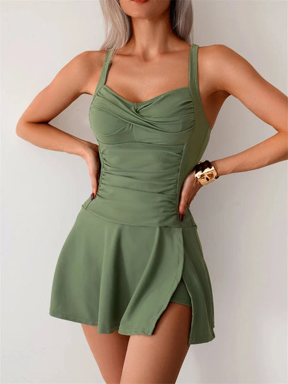 Two Piece Swimsuit Womens Tankini Beach Dress Swimwear With Shorts Bathers Bathing Summer Swimming Suit The Clothing Company Sydney