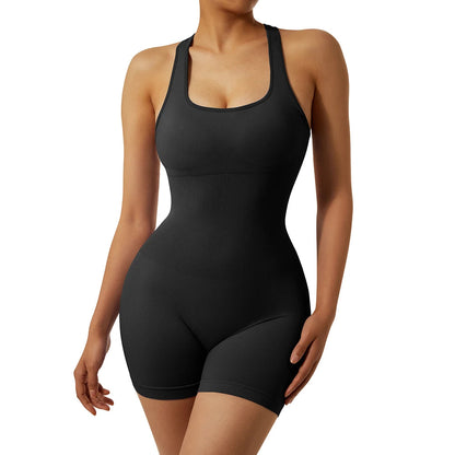 Women Yoga Shorts Sleeveless Sport Romper Bodysuits Summer Yoga Playsuits Gym Fitness Outfit Jumpsuits Activewear The Clothing Company Sydney