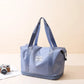 Travel Bag Women Shoulder Bag Casual Handbag Double Zipper Expansion Bag Large Bag Fashion Luggage Bag