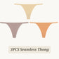 3 Pack Seamless Thong Women Thin Strap Low Waist High Flexibility Panties Briefs T-back Comfortable Underwear The Clothing Company Sydney