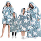 Family Hoodie Blanket for Winter Large Oversize Hoodie for Adult and Child Wearable Hooded Blanket The Clothing Company Sydney