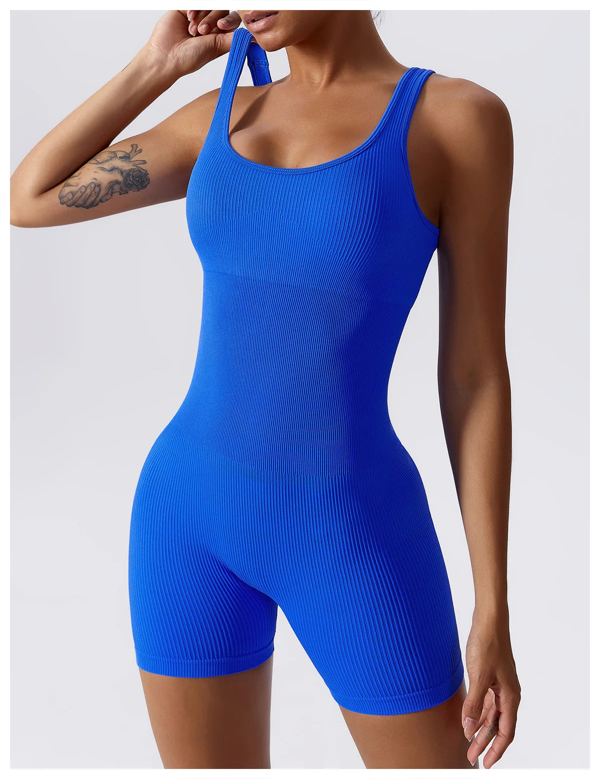 Women's Tracksuit Seamless Yoga Set One-Piece Yoga Clothes Sportswear Gym Workout Fitness Stretch Bodysuit Yoga Suit