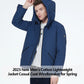 Men's  Lightweight Cotton Jacket Casual Trend Coat Male Windbreaker Coat hooded Jacket