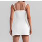 Women's Sleeveless Tennis Dress Racerback Golf Dress Outfit Sportswear Dresses