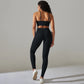 Seamless Ribbed Women's Sportswear Two Piece Yoga Set High Waist Gym Leggings Crop Top Fitness Sports Suits Acid Wash Activewear The Clothing Company Sydney