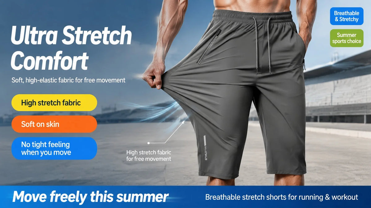 Ice Silk T-Shirts Men Plus Size Tshirt Tee Shirt Breathable Running Top