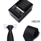 4 Piece Tie Handkerchief Cufflink Set For Men Necktie Holiday Gift Box Blue Gold Suit Accessories Slim Wedding Set The Clothing Company Sydney