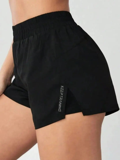 Women's Two Piece Gym Yoga Running Fitness Tennis Casual Basic Sports Shorts