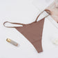 Women's Seamless Underpants Ice Silk Thongs Low Waist Bikini T-back Solid Color Traceless G-String Panties The Clothing Company Sydney