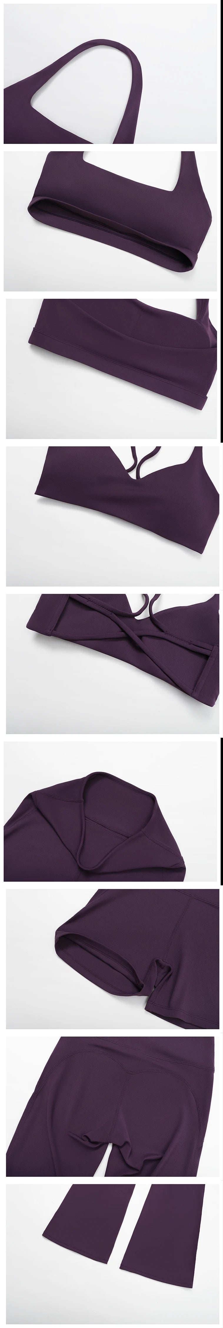 2 Piece Set Women's Tracksuit Fitness Clothes Yoga Sets Sportswear Workout Bra High Waist Leggings Set Gym Clothing Sports Suits The Clothing Company Sydney