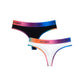 2 Pack Panties Cotton for Women Thong Rainbow Colour Underwear Ladies Elasticity G-string Briefs The Clothing Company Sydney