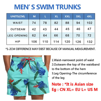 Summer Mens Shorts Polyester Gym Breathable Mesh Liner Elastic Waist Side Pocket Beach Board Shorts - The Clothing Company Sydney