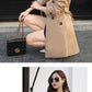 Spring And Autumn Women's Mid-Length Trench Coat Tie-In Jackets Coats The Clothing Company Sydney