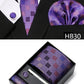 5 piece 7.5 cm Width Tie Sets Black Men's Tie Hankerchiefs Cufflinks clip Box wedding gift handmade Necktie Set The Clothing Company Sydney