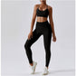 Seamless Athletic Wear Women Yoga Set 2 Piece Workout Tracksuit Sport Bra Gym Suits Fitness High Waist Running Leggings Sports Sets The Clothing Company Sydney