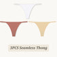 3 Pack Seamless Thong Women Thin Strap Low Waist High Flexibility Panties Briefs T-back Comfortable Underwear The Clothing Company Sydney