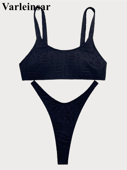 4 Colours Mini Micro Thong Bikini Swimsuit Women's Swimwear Two piece Bikini set Bather Bathing Suit - The Clothing Company Sydney