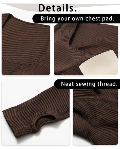 Women's tracksuit Yoga Set Yoga Jumpsuits One Piece Workout Long Sleeve Rompers Sportswear Gym Set Workout Clothes The Clothing Company Sydney