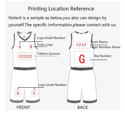 Mens Womens Kids Basketball Jersey Personalized Custom Boys Girls Basketball Uniform Sets  Breathable Basketball Singlet