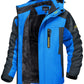 Winter Fleece Lining Parka Waterproof Men's Ski Snowboard Jackets Windproof Removable Hoodie Coats Casual Windbreaker