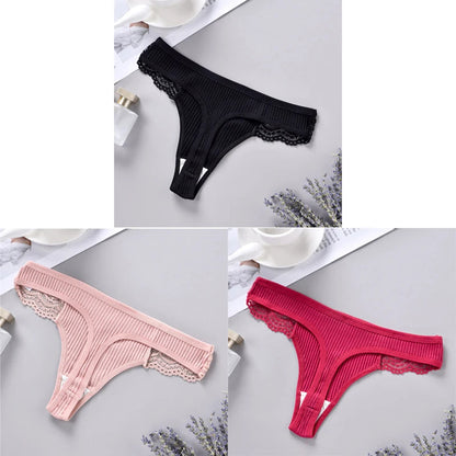 3 Pack Cotton Mix Antibacterial Women's Panties G-string Quick Drying Soft Underwear Breathable Panty The Clothing Company Sydney