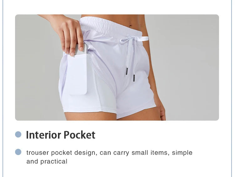 Women's Yoga Shorts Fitness Elastic Running Workout Ladies Gym Sport Inner Layer Shorts Fitness Sportwear The Clothing Company Sydney