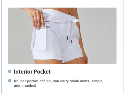 Women's Yoga Shorts Fitness Elastic Running Workout Ladies Gym Sport Inner Layer Shorts Fitness Sportwear The Clothing Company Sydney
