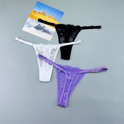 3 Pack Thongs Underwear Lace G-String Panties Low Waist Plus Size Briefs The Clothing Company Sydney