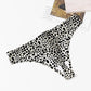 3 Pack Women's Panties Leopard Print Thongs Seamless Underwear Lingerie G-Strings T-Back