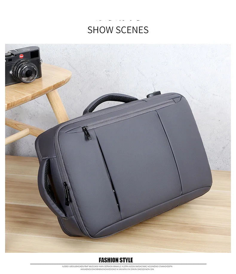 Large Backpack USB Charging Laptop Bagpack Waterproof Business Travel Cabin Hand Luggage Back Pack Bag