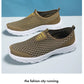 Lightweight Casual Breathable Slip on Male Casual Sneakers Anti-slip Men's Flats Outdoor Walking Shoes