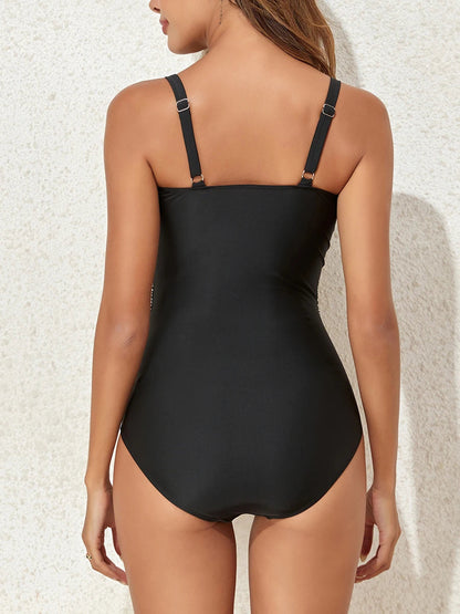 One Piece Cross Floral Printed Swimwear Bodysuit Bathers Bathing Swimming Suit Women Sports Beachwear The Clothing Company Sydney