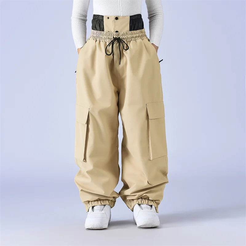 Loose Fit Men and Women Ski Bibs Bibbed Snowboard Pant Bibs SnowbSki Suit Pant Snowboarding Trousers The Clothing Company Sydney