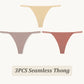 3 Pack Seamless Thong Women Thin Strap Low Waist High Flexibility Panties Briefs T-back Comfortable Underwear The Clothing Company Sydney